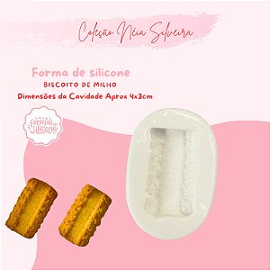Molde de Silicone Biscolito de Milho