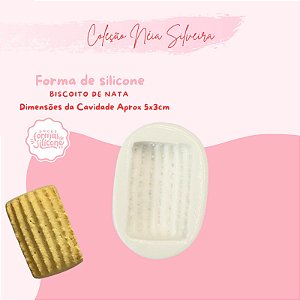 Molde de Silicone Biscoito de Nata