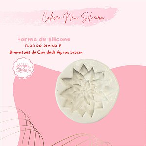 Molde de Silicone Flor do Divino P