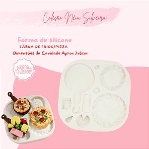 Molde de Silicone Tabuas de Frios/Pizza