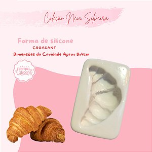 Molde de Silicone Croasant
