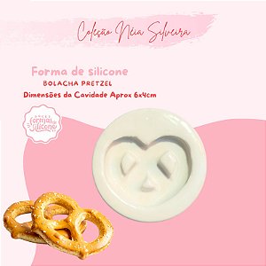 Molde de Silicone Bolacha Pretzel