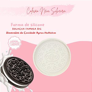 Molde de Silicone Bolacha Famosa Big