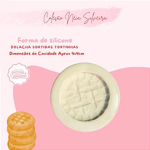 Molde de Silicone Bolacha Sortidas Tortinhas