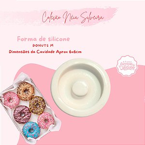 Molde de Silicone Donuts M