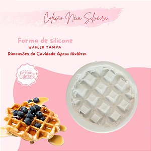 Molde de Silicone Waflle Tampa