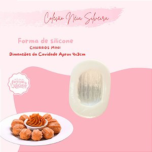 Molde de Silicone Churros Mini