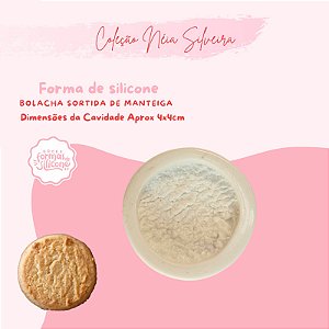 Molde de Silicone Bolacha Sortidas de Manteiga
