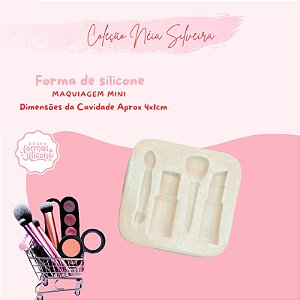 Molde de Silicone Maquiagem Mini