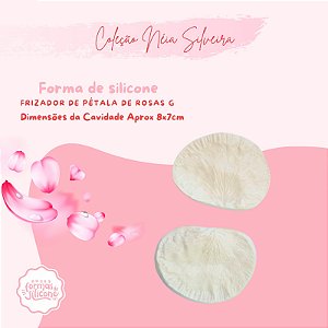 Molde de Silicone Frizador de Petalas de Rosas G