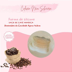 Molde de Silicone Saco de Café Arabica