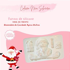 Molde de Silicone Noel de Frente