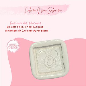 Molde de Silicone Recheado Ratinho
