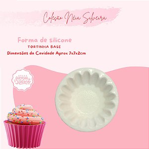 Molde de Silicone Tortinha Base