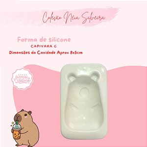 Molde de Silicone Capivara G