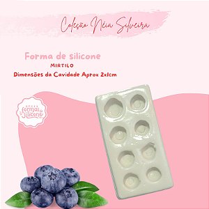 Molde de Silicone Mirtilo