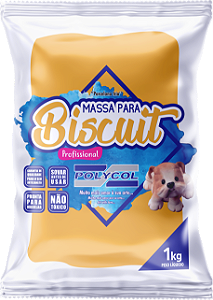 Massa de Biscuit 1 Kg Amarelo Ouro – Polycol
