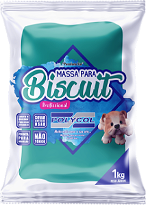 Massa de Biscuit 1 Kg Verde Menta – Polycol