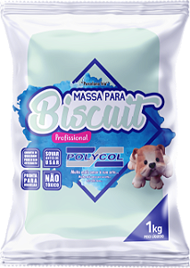 Massa de Biscuit 1 Kg Verde Sereia – Polycol