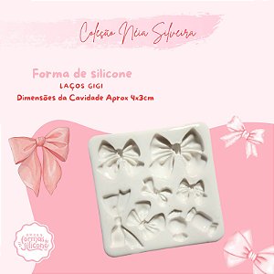 Molde de Silicone Laços Gigi