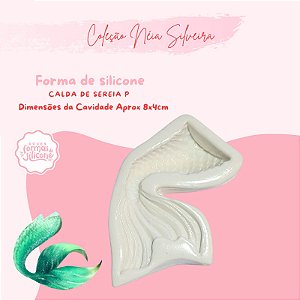 Molde de Silicone Calda de Sereia P