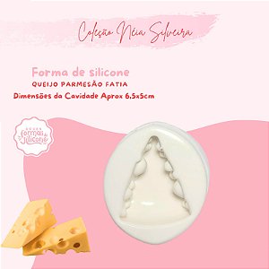 Molde de Silicone Queijo Parmesão Fatia