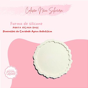 Molde de Silicone Porta Xícara base