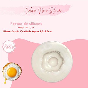 Molde de Silicone Ovo Frito P