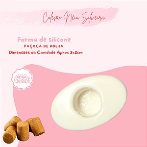 Molde de Silicone Paçoca de Rolha