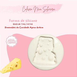 Molde de Silicone Queijo Tag Fatia