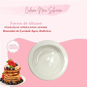 Molde de Silicone Panquecas Americanas Grande