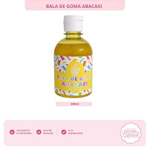 Bala de Goma Abacaxi
