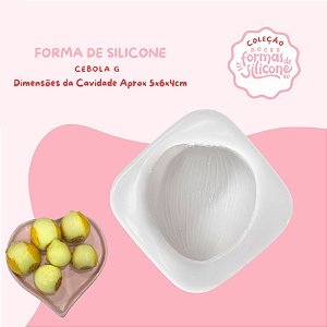 Molde de Silicone Cebola G