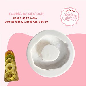 Molde de Silicone Rosca de Padaria