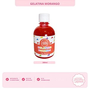 Gelatina Morango - Fake Biscuit