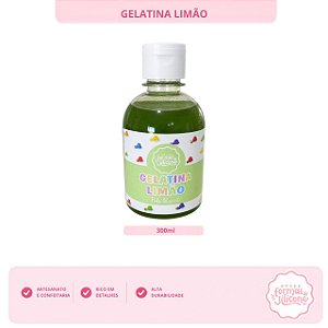 Gelatina Limão - Fake Biscuit