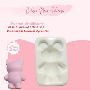 Molde de Silicone Urso Chocolate Multiuso
