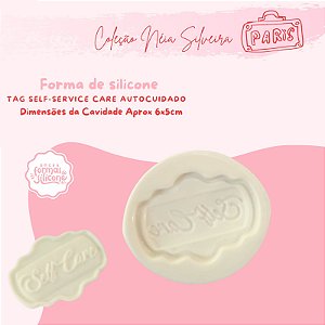 Molde de Silicone Tag Self Care Auto Cuidado