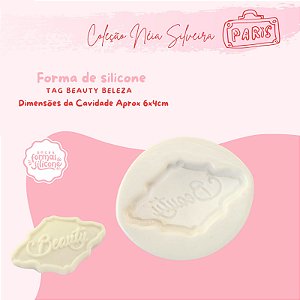 Molde de Silicone Tag Beauty Beleza