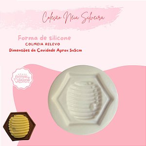 Molde de Silicone Colméia Relevo
