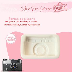 Molde de Silicone Máquina Fotográfica Kodak