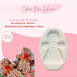 Molde de Silicone Gingerbread Menina