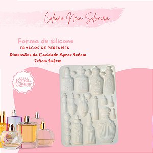 Molde de Silicone Frascos de Perfumes