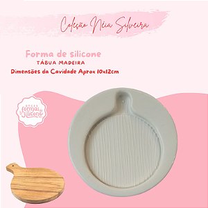 Molde de Silicone Tábua Madeira