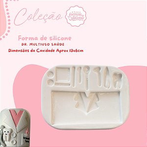 Molde de Silicone Dr Multiuso Saúde