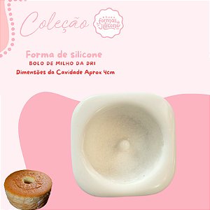 Molde de Silicone Bolo de Milho da Dri