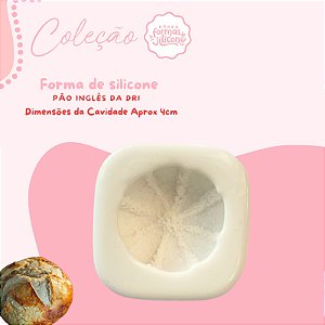 Molde de Silicone Pão Ingês da Dri