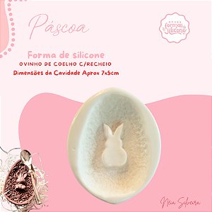 Molde de Silicone Ovinho de Coelho com Recheio
