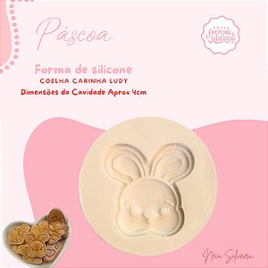 Molde de Silicone Coelha Carinha Ludy