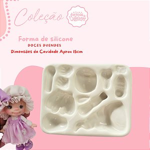 Molde de Silicone Doces Duendes
